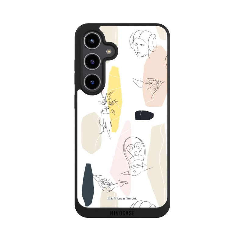Galaxy S24 + NIVOpure Helle Seite Line Art