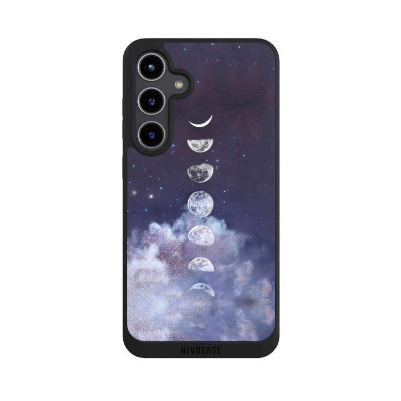 Galaxy S24 + NIVOpure Moon phases on the moon