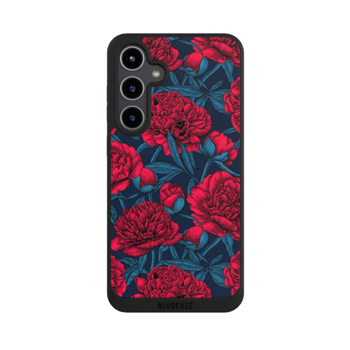 Samsung Galaxy S24+ NIVOpure Jardin de pivoines nocturnes