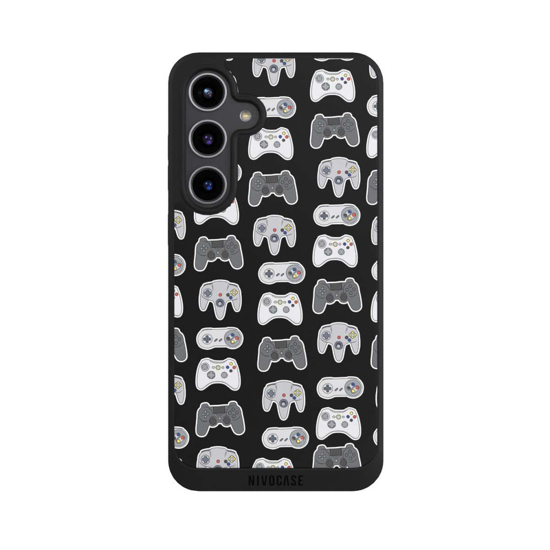 Galaxy S24 + NIVOpure Controller Pattern Black Background