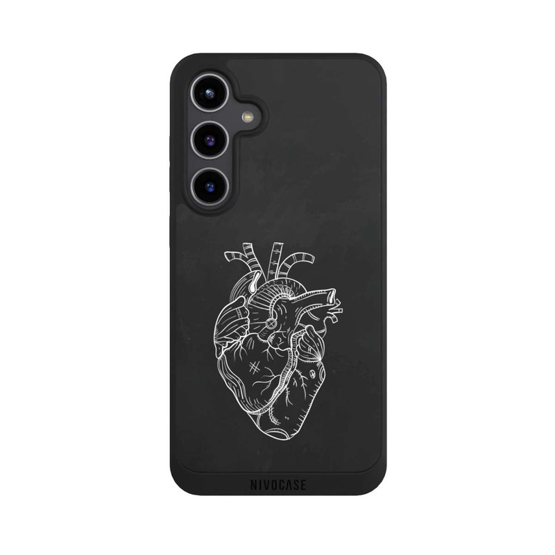 Galaxy S24 + NIVOpure Heart Drawing Black