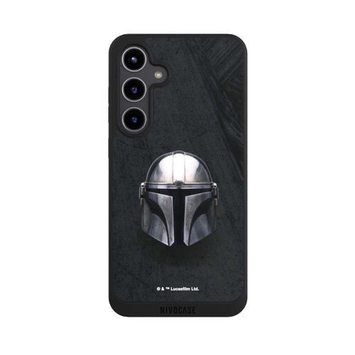 Samsung Galaxy S24+ NIVOpure Star Wars Mandalorian Black Helmet
