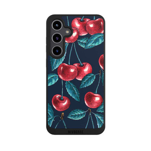 Samsung Galaxy S24+ NIVOpure Cherries Dark Pattern