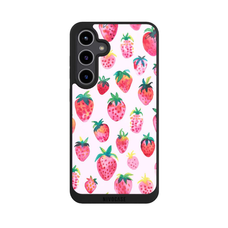 Galaxy S24 + NIVOpure Aquarell Erdbeeren