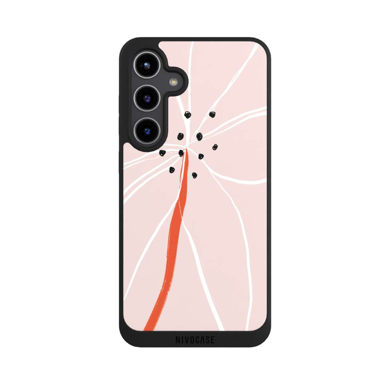 Galaxy S24 + NIVOpure Abstrakte Blume Nr. 1