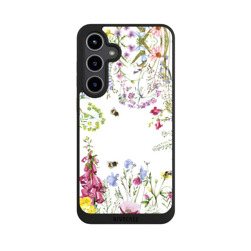 Galaxy S24 + NIVOpure Sommerwiese Wildblumen Rahmen