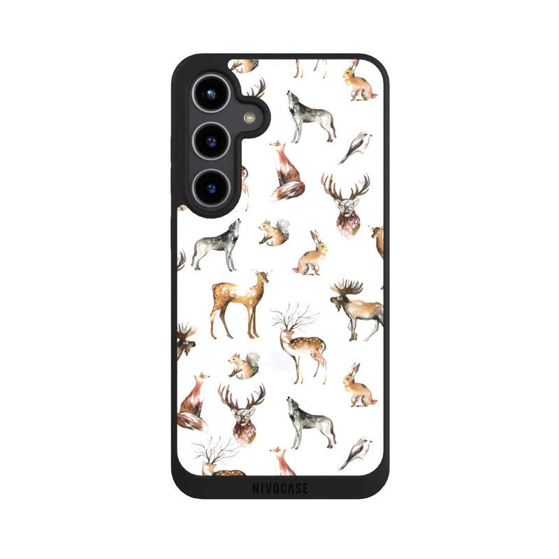 Galaxy S24 + NIVOpure Woodland Winter Animals