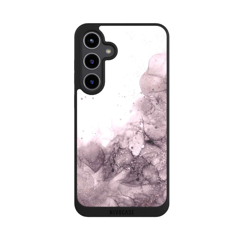 Galaxy S24 + NIVOpure glamouröses Glitzerrosa