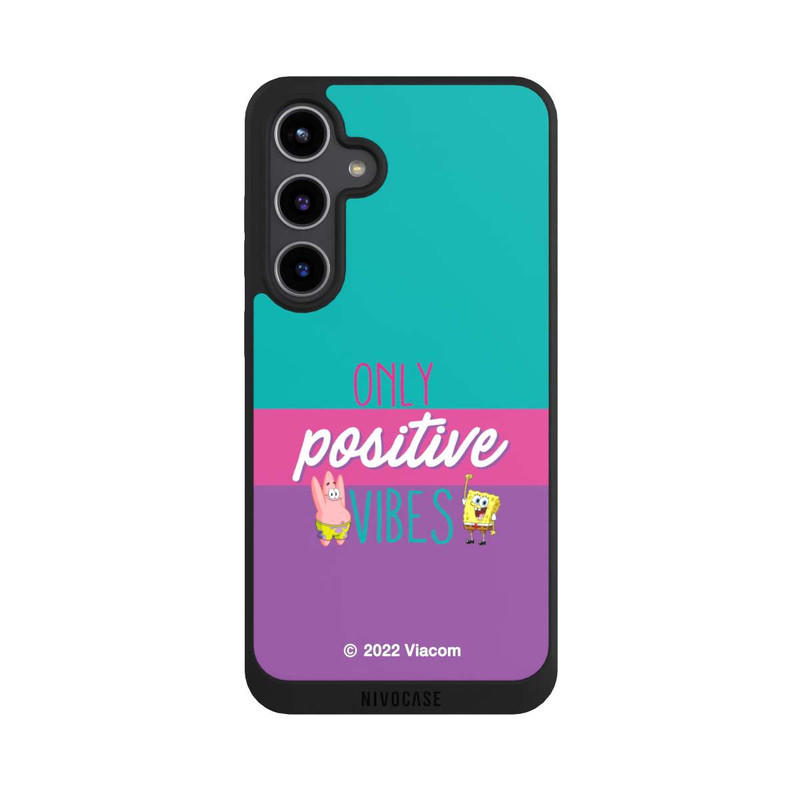 Galaxy S24 + NIVOpure  Spongebob - Only Positive Vibes