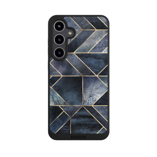 Samsung Galaxy S24+ NIVOpure Nature Abstraite Bleu Foncé