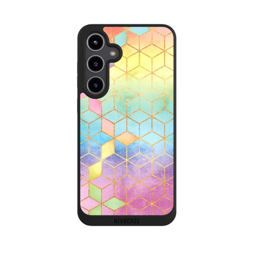 Samsung Galaxy S24+ NIVOpure Cubes Arcs-en-ciel