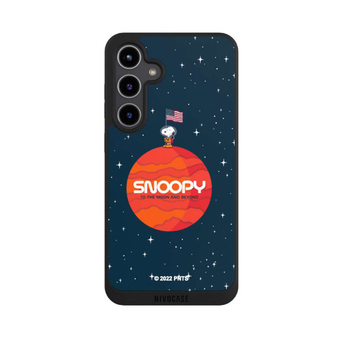 Samsung Galaxy S24+ NIVOpure Snoopy Voyageur de l'espace Orange