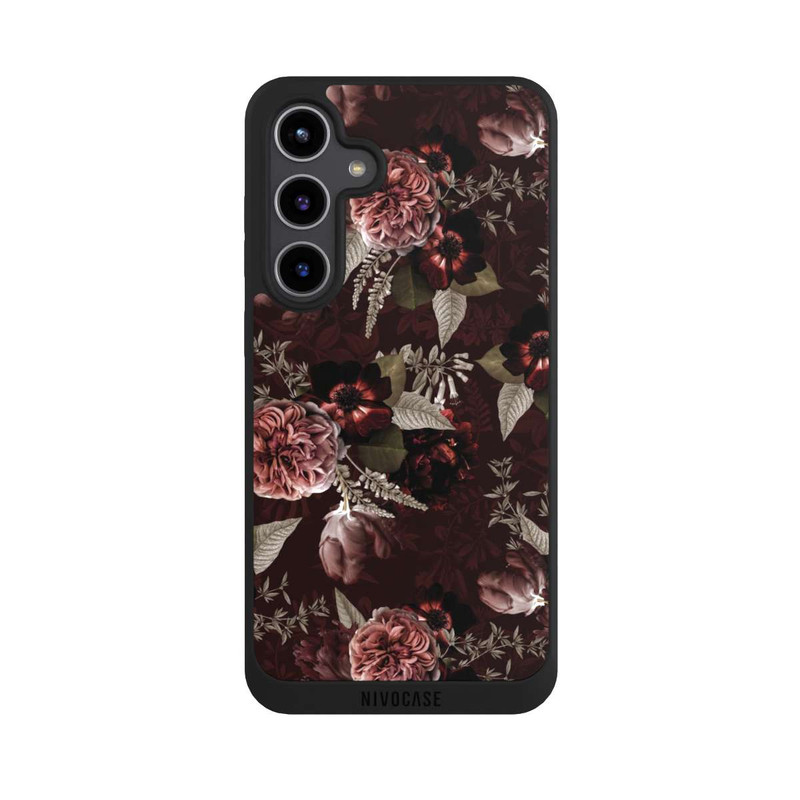 Galaxy S24 + NIVOpure Winterrosen und Tulpen