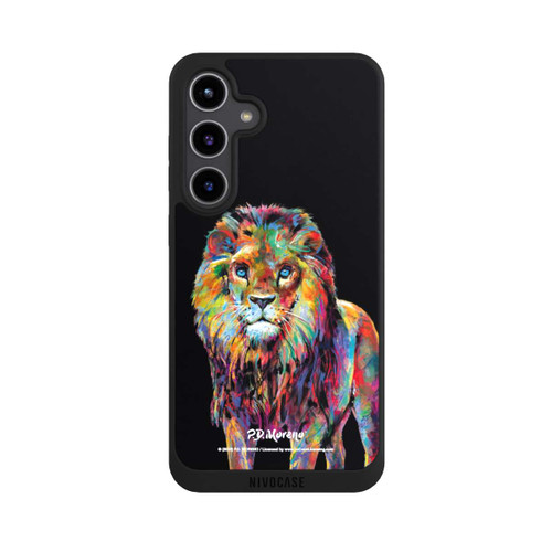 Samsung Galaxy S24+ NIVOpure Lion Colorful Art par P.D. Moreno
