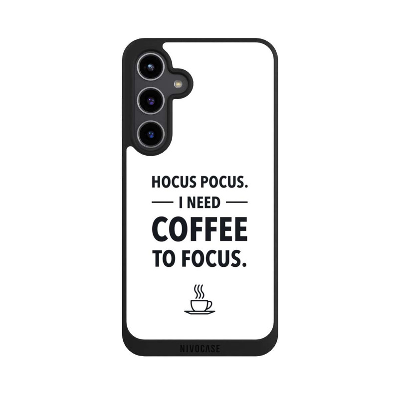 Galaxy S24 + NIVOpure Hocus Pocus I Need Coffee