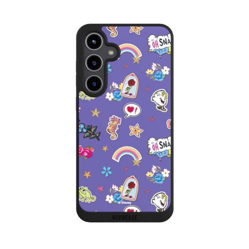 Samsung Galaxy S24+ NIVOpure Princess Pattern Purple Disney Princess