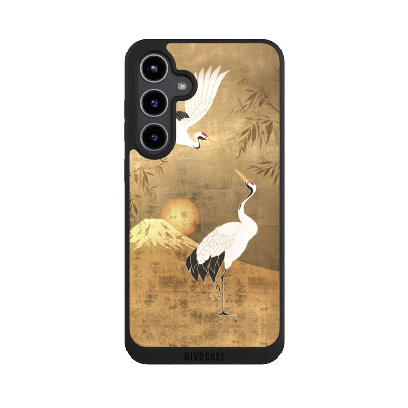 Galaxy S24 + NIVOpure Kraniche Gold Japan 1