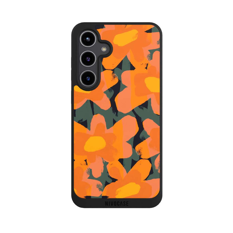 Galaxy S24 + NIVOpure Blumenwiese Orange