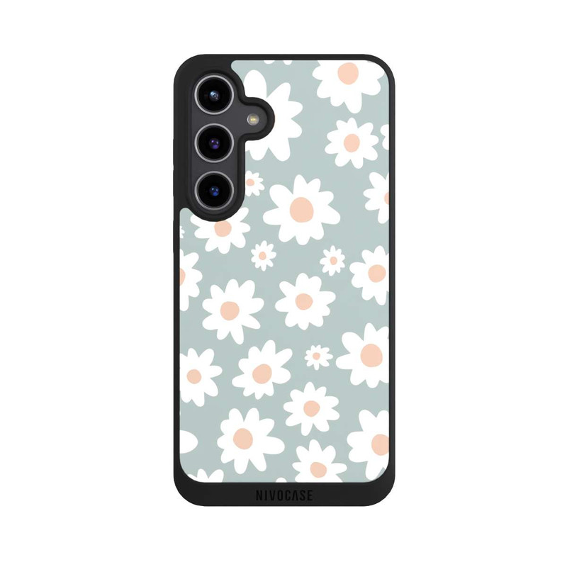 Galaxy S24 + NIVOpure Marguerites Pattern Vert