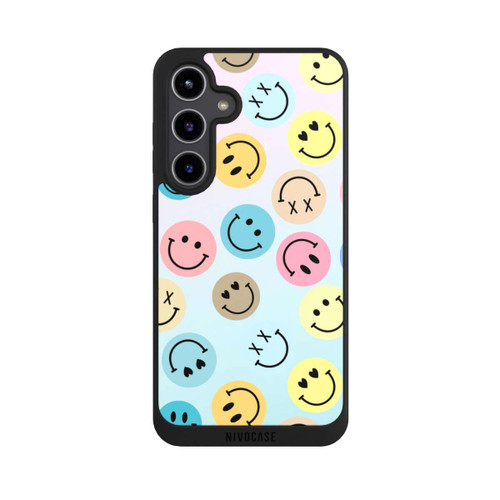 Samsung Galaxy S24+ NIVOpure Smiles Emotes Pattern Colorful