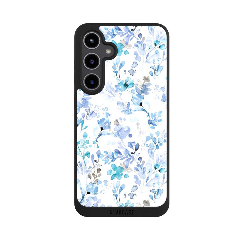 Galaxy S24 + NIVOpure Frühlingsunkraut blau