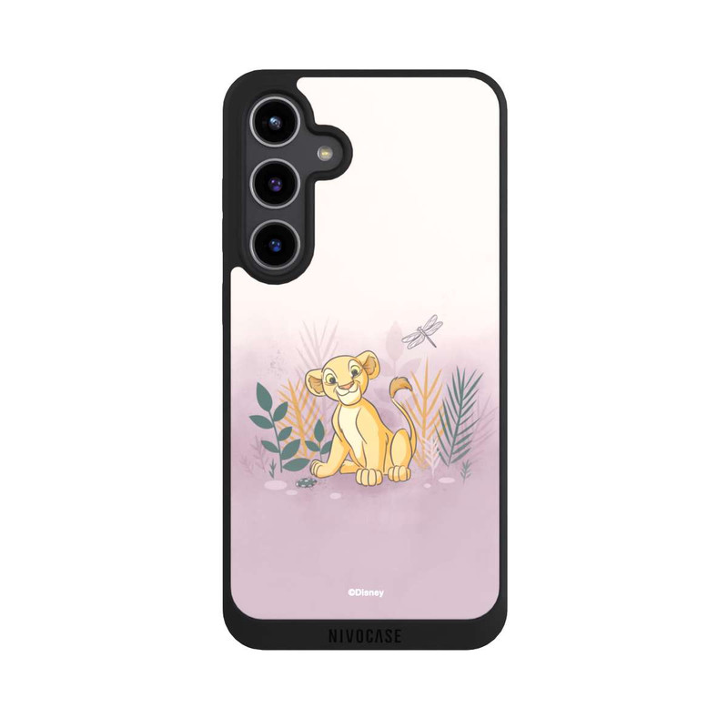 Galaxy S24 + NIVOpure Nala avec des fleurs