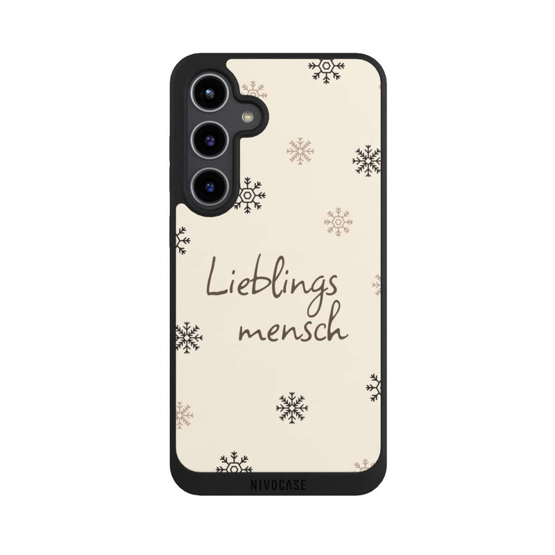 Galaxy S24 + NIVOpure Lieblingsmensch Snowflakes