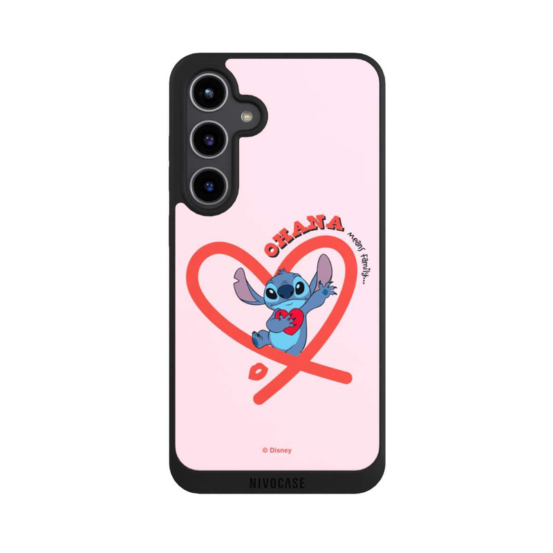 Galaxy S24 + NIVOpure Stitch Ohana Rosa Herz