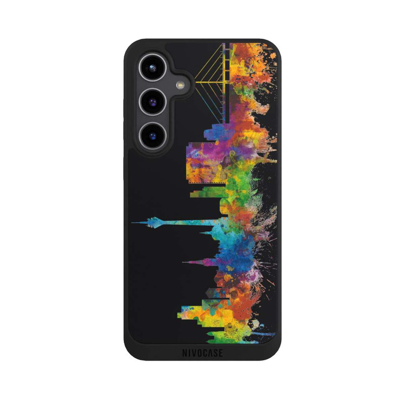 Galaxy S24 + NIVOpure Düsseldorf Germany Skyline Black