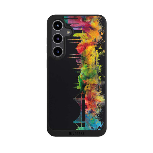 Samsung Galaxy S24+ NIVOpure Ligne d'horizon d'Istanbul Turquie Noir