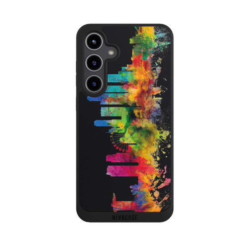 Samsung Galaxy S24+ NIVOpure Ligne d'horizon de Singapour noire