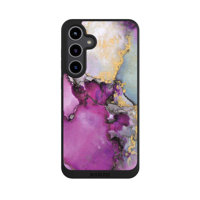 Galaxy S24 + NIVOpure Alcohol Ink Art Pink
