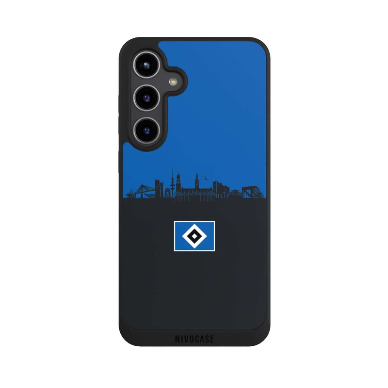 Galaxy S24 + NIVOpure HSV Skyline Blau Schwarz