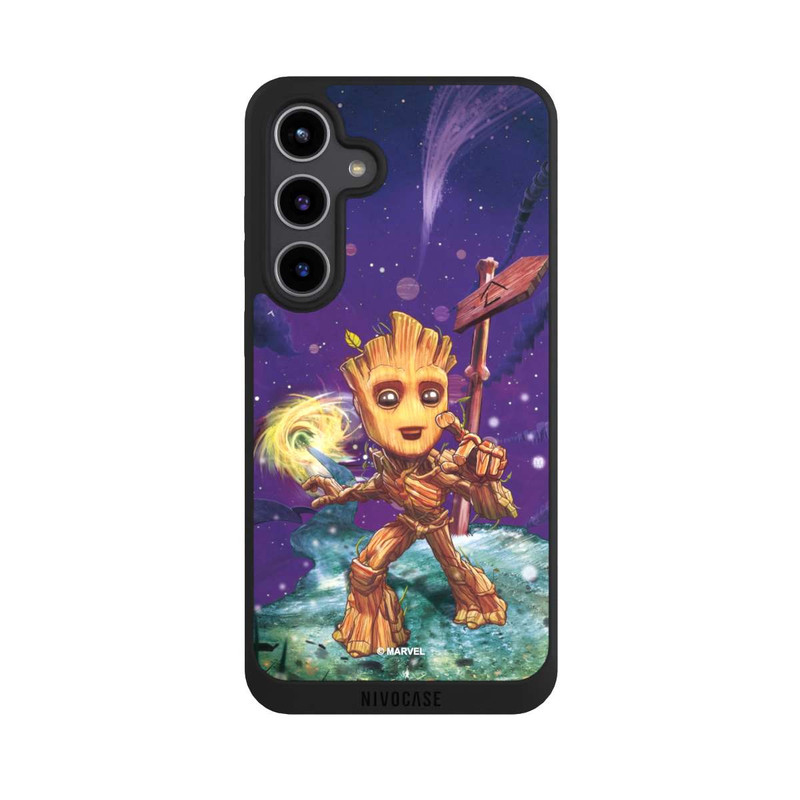 Galaxy S24 + NIVOpure Baby Groot Galaxy Touch