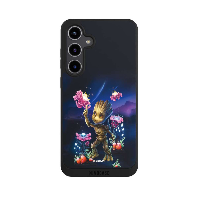 Galaxy S24 + NIVOpure Baby Groot Blumen