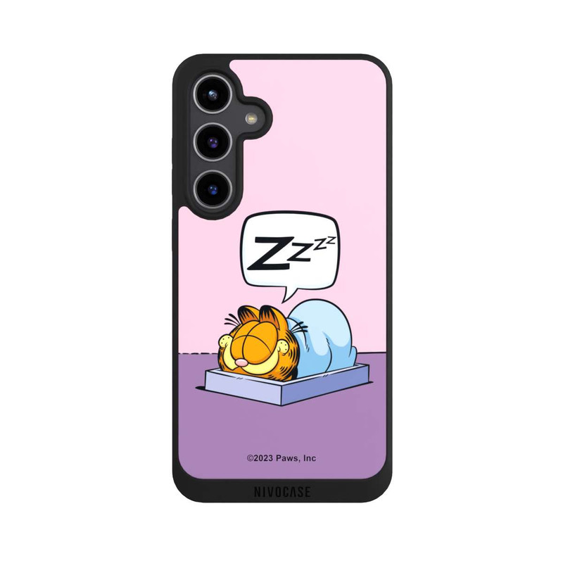 Galaxy S24 + NIVOpure Garfield Nap Attack Pink 