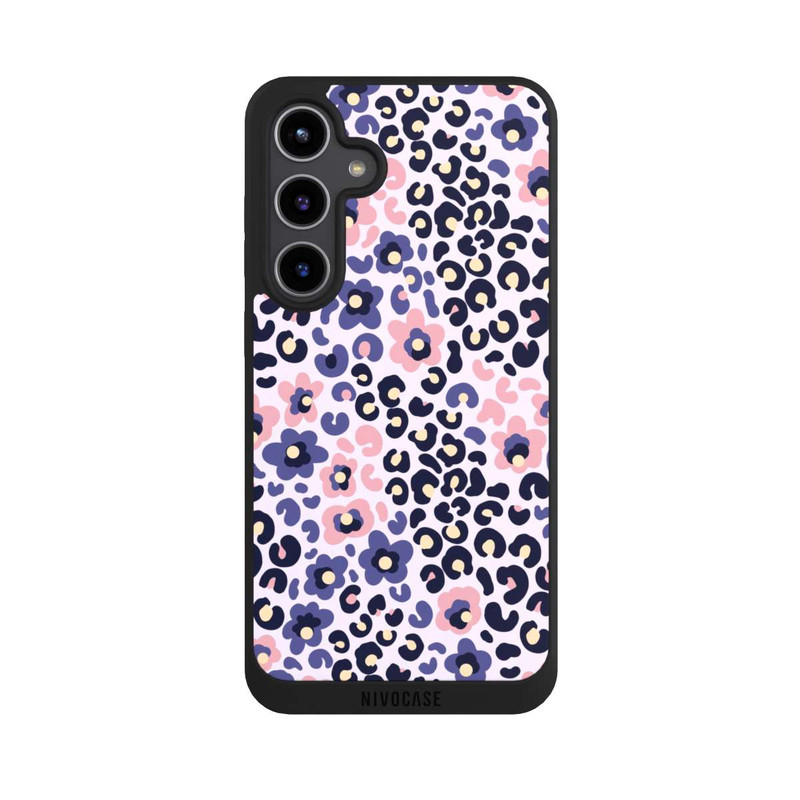 Galaxy S24 + NIVOpure Peau d'animal avec des fleurs 1