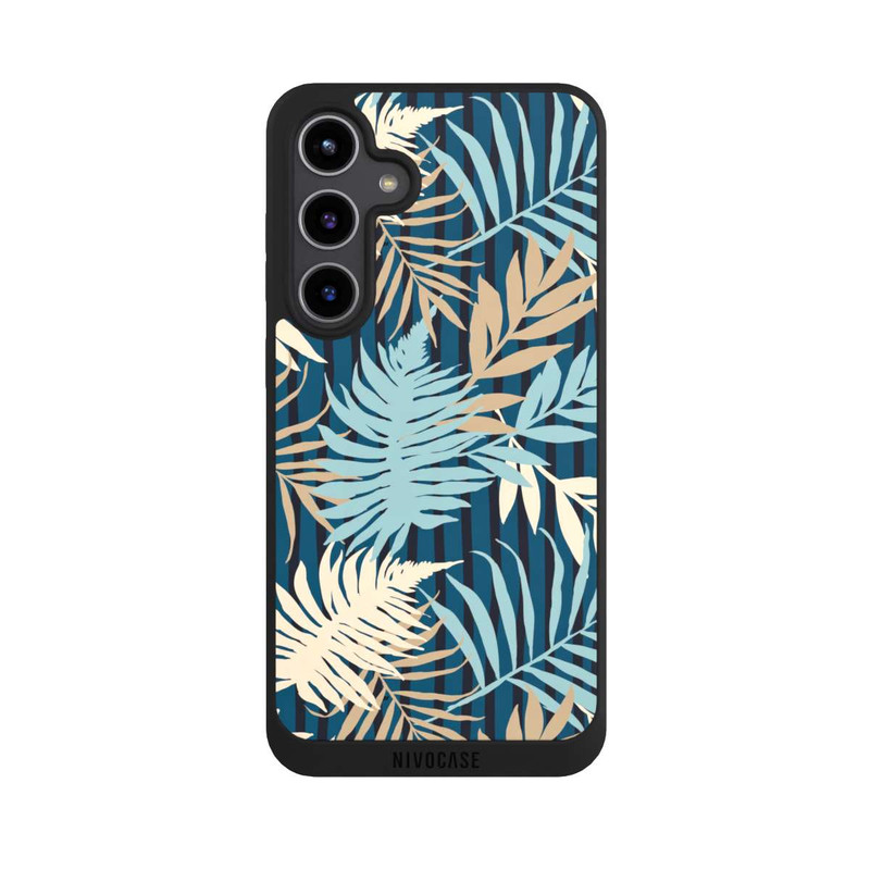 Galaxy S24 + NIVOpure Palm Garden Beige Pattern