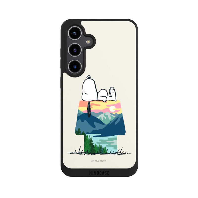 Galaxy S24 + NIVOpure Snoopy Camping Hütte