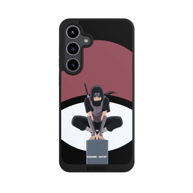 Galaxy S24 + NIVOpure Itachi Uchiha Symbol schwarz