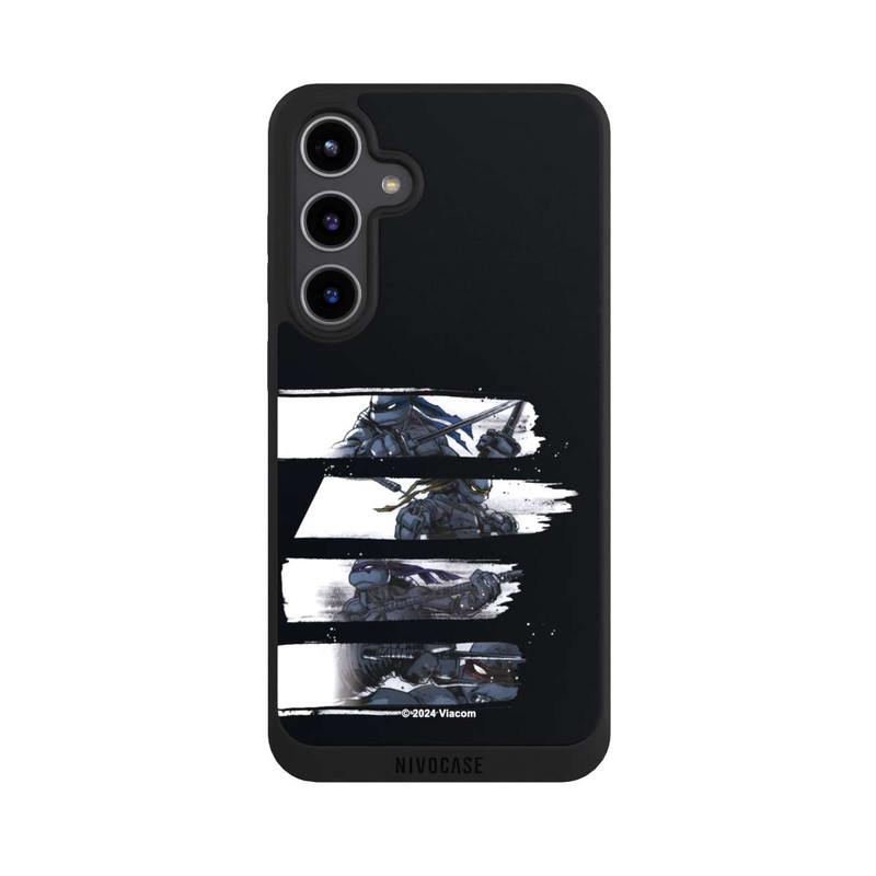 Galaxy S24 + NIVOpure Scratch TMNT noir et blanc
