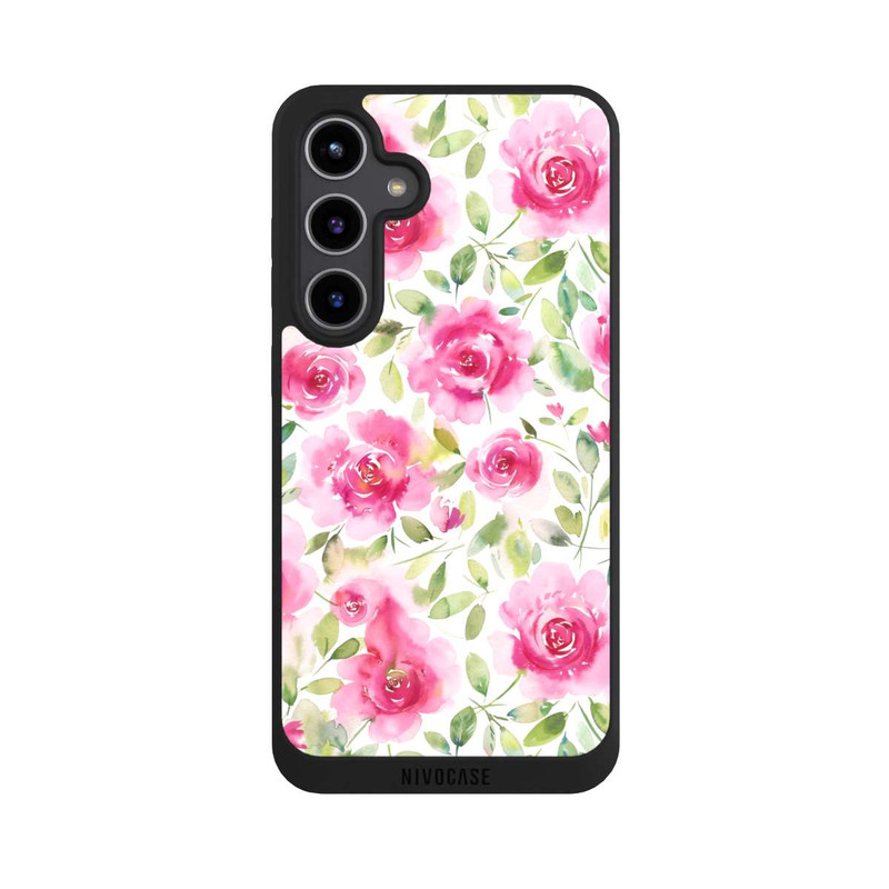 Galaxy S24 + NIVOpure Watercolor Fresh Roses