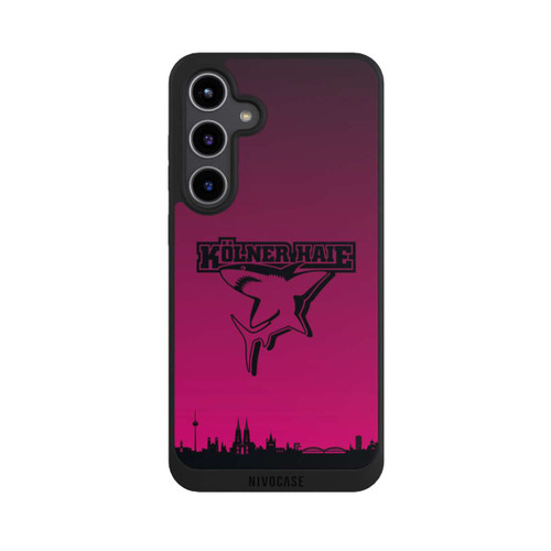 Samsung Galaxy S24+ NIVOpure Kölner Haie Skyline Pink