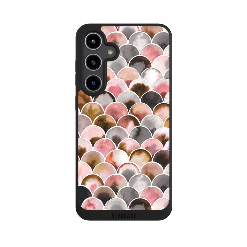 Galaxy S24 + NIVOpure Japandi Scales Pink Brown