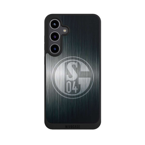 Samsung Galaxy S24+ NIVOpure Schalke 04 Metall Look