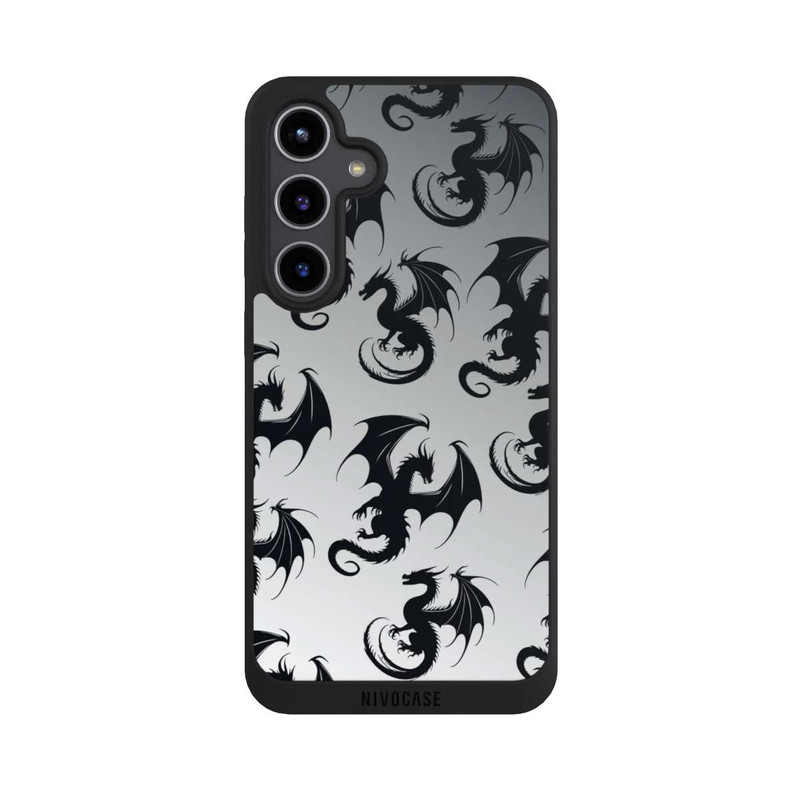 Galaxy S24 + NIVOpure Dragon Pattern Grey