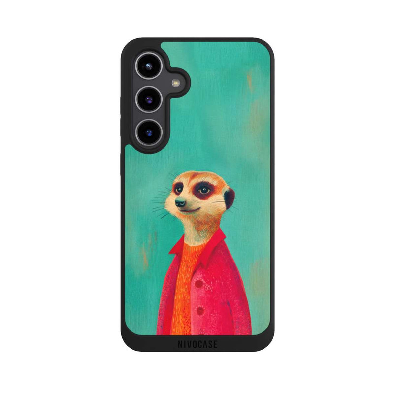 Galaxy S24 + NIVOpure Meerkat Green Illustration