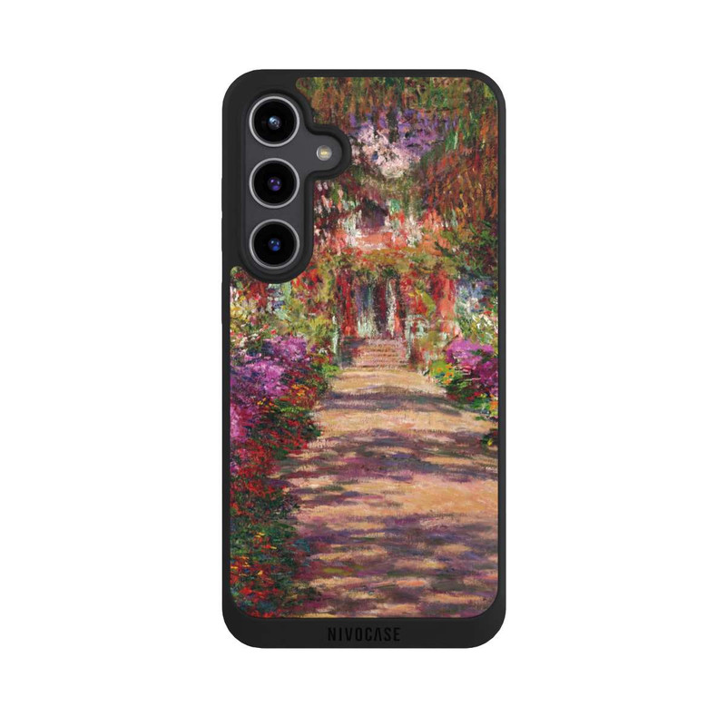 Galaxy S24 + NIVOpure Eine Allee in Monets Garten in Giverny by Claude Monet