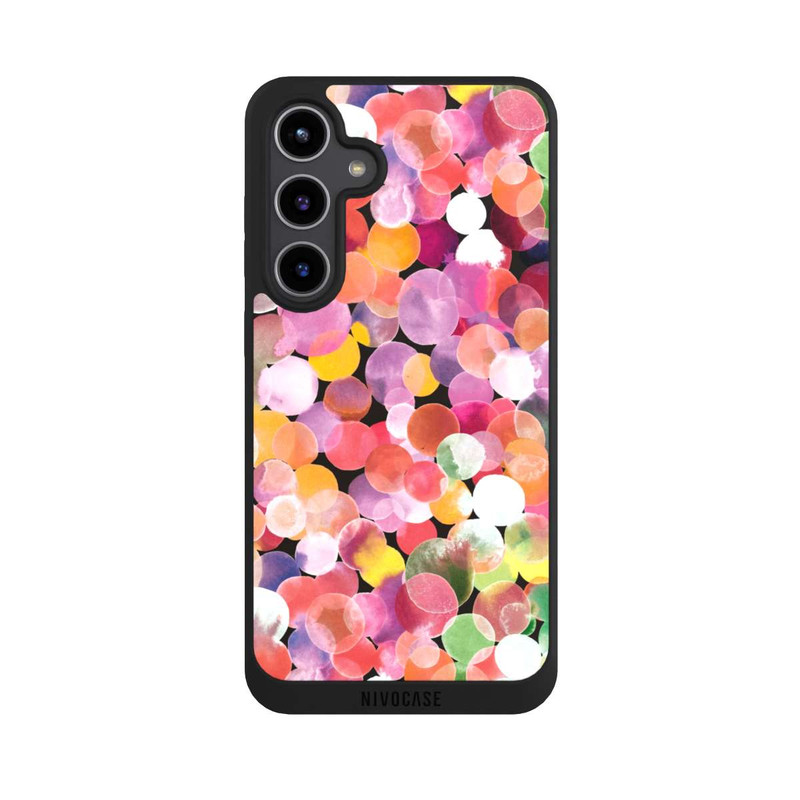 Galaxy S24 + NIVOpure Colorful Watercolor Dots