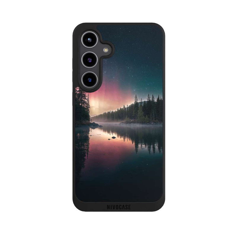 Galaxy S24 + NIVOpure Aurores Boréales Silencieuses avec IA